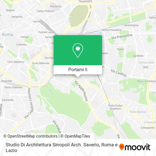 Mappa Studio Di Architettura Sinopoli Arch. Saverio