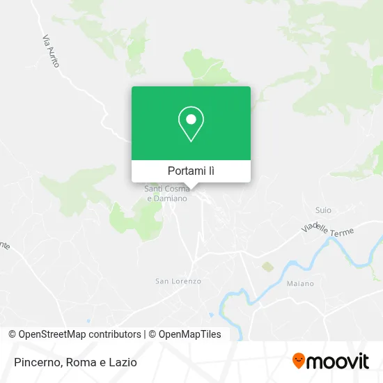 Mappa Pincerno