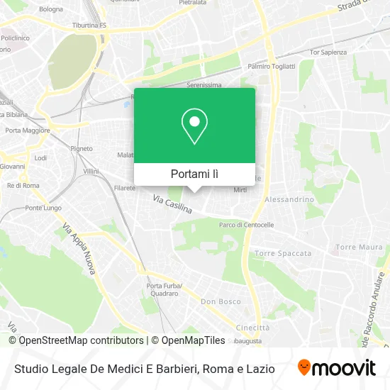 Mappa Studio Legale De Medici E Barbieri