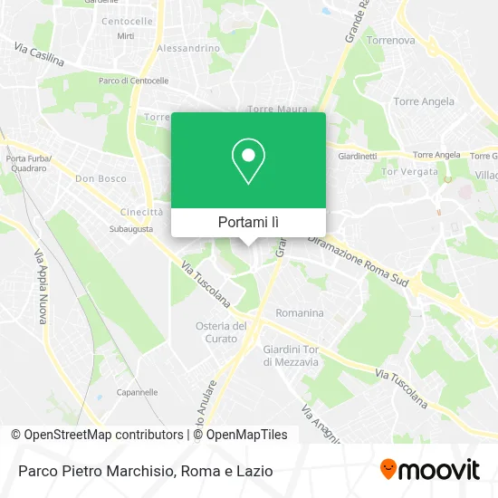 Mappa Parco Pietro Marchisio