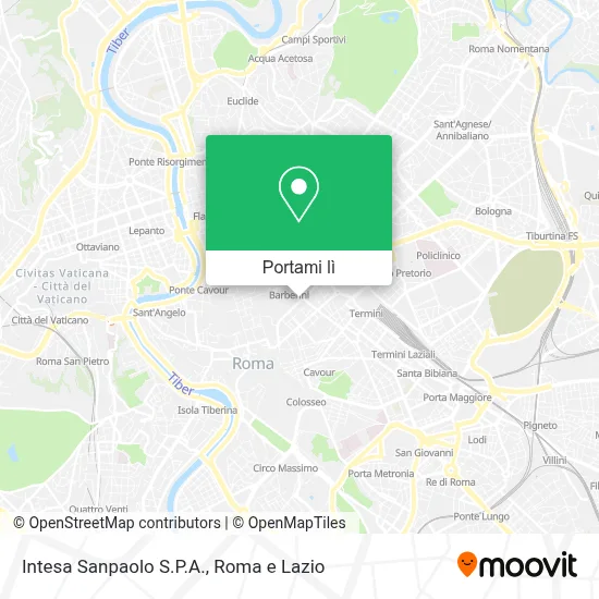 Mappa Intesa Sanpaolo S.P.A.