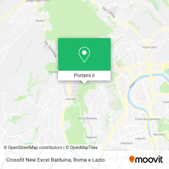 Mappa Crossfit New Excel Balduina
