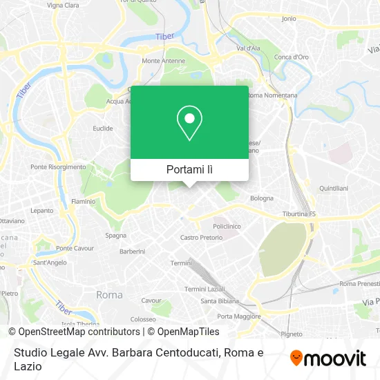 Mappa Studio Legale Avv. Barbara Centoducati
