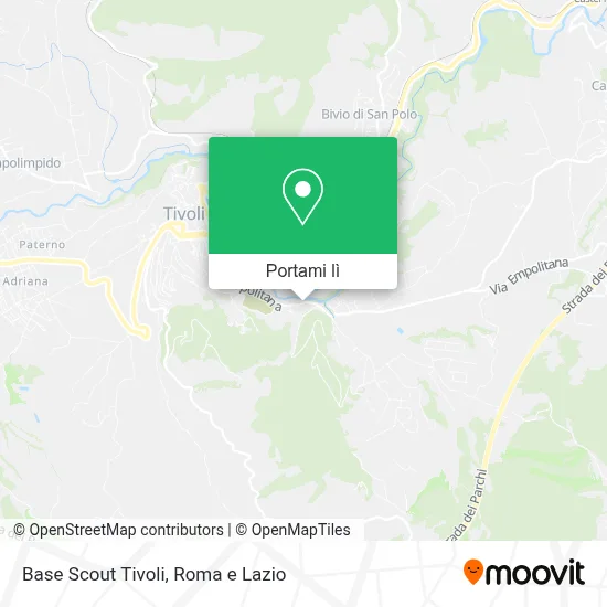Mappa Base Scout Tivoli