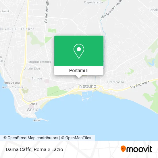 Mappa Dama Caffe