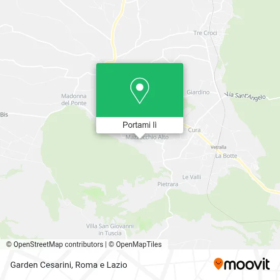 Mappa Garden Cesarini