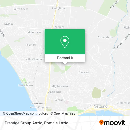 Mappa Prestige Group Anzio