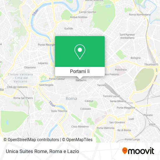 Mappa Unica Suites Rome