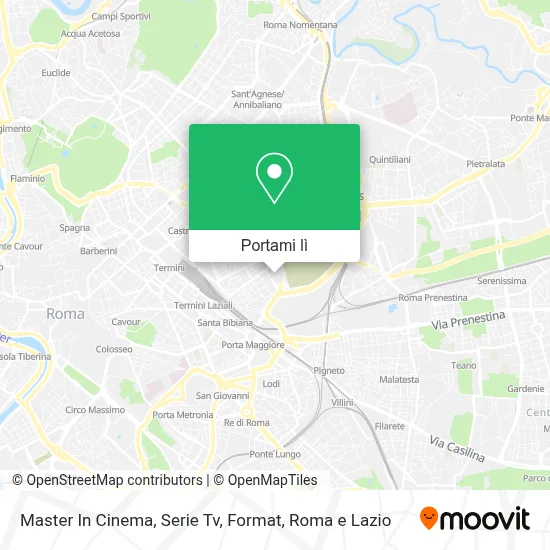 Mappa Master In Cinema, Serie Tv, Format