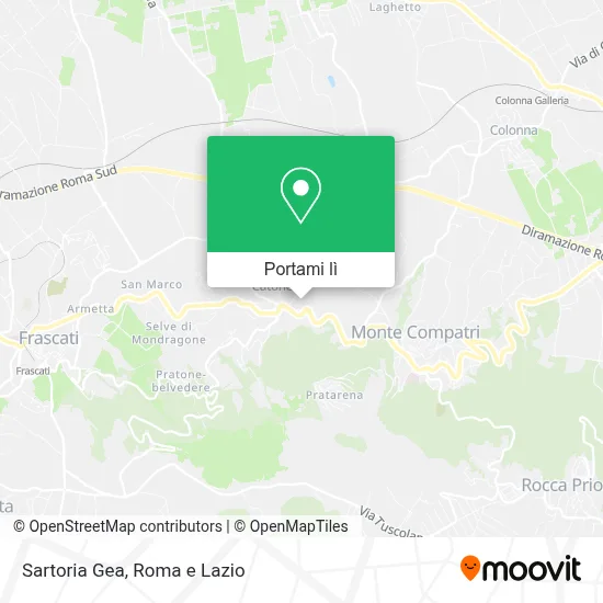 Mappa Sartoria Gea