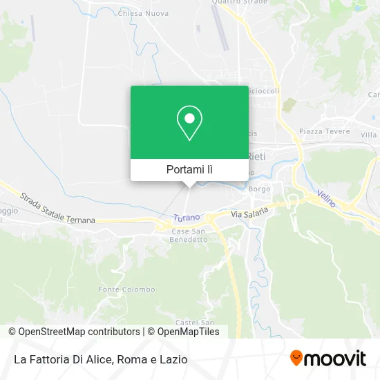 Mappa La Fattoria Di Alice