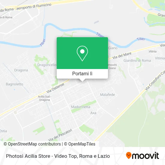 Mappa Photosì Acilia Store - Video Top