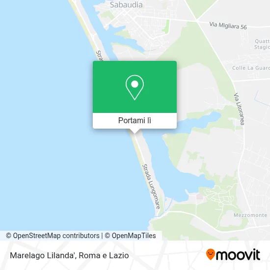 Mappa Marelago Lilanda'