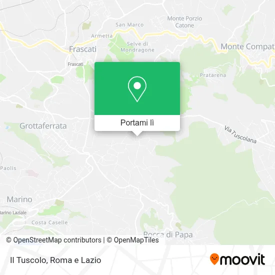 Mappa Il Tuscolo
