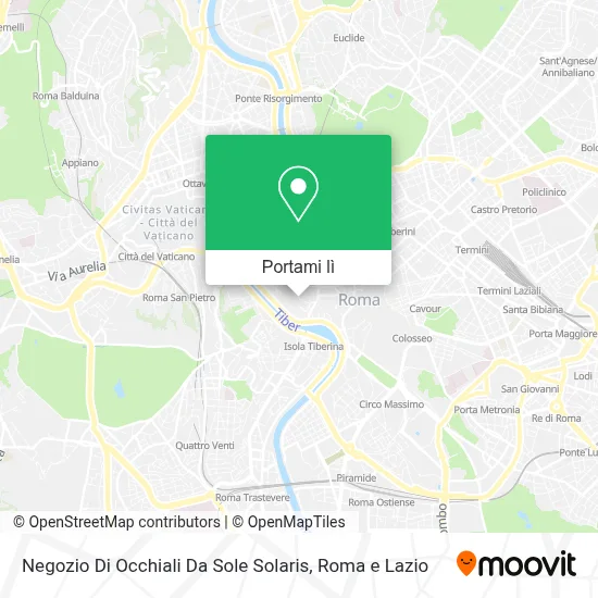 Mappa Negozio Di Occhiali Da Sole Solaris