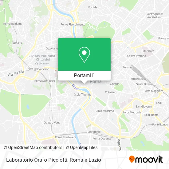 Mappa Laboratorio Orafo Picciotti