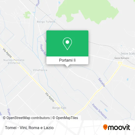 Mappa Tomei - Vini