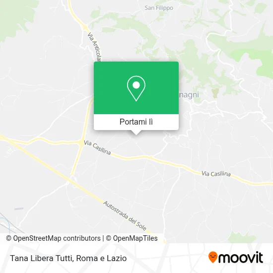 Mappa Tana Libera Tutti