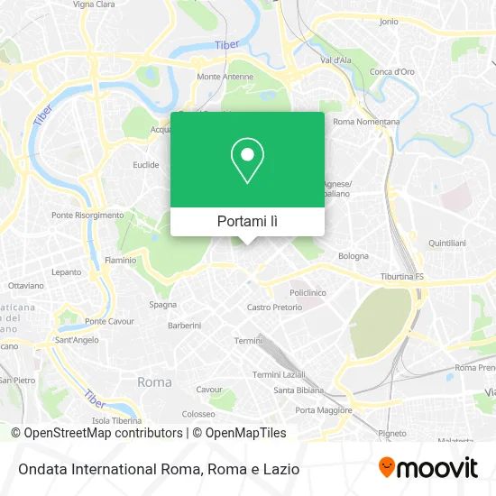 Mappa Ondata International Roma