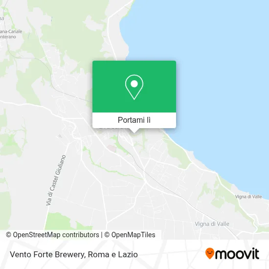 Mappa Vento Forte Brewery