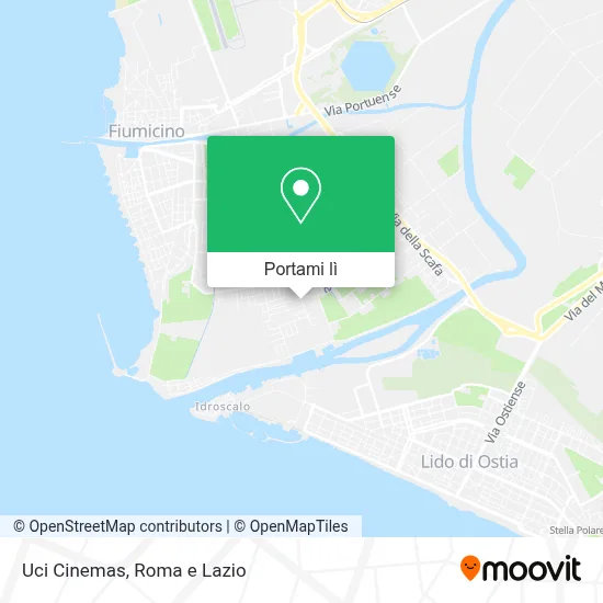 Mappa Uci Cinemas
