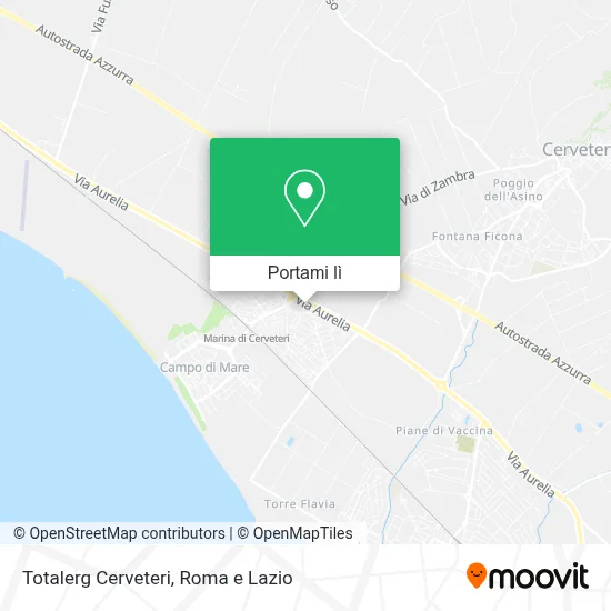 Mappa Totalerg Cerveteri