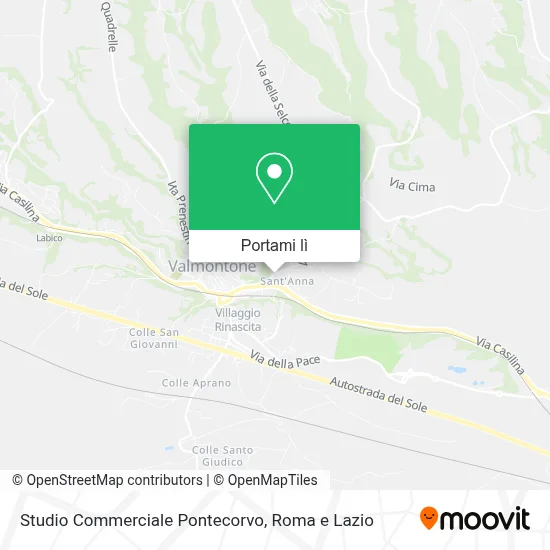 Mappa Studio Commerciale Pontecorvo