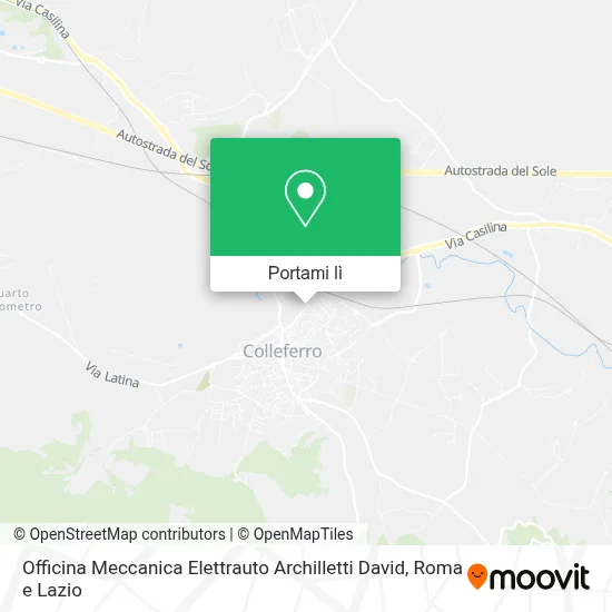 Mappa Officina Meccanica Elettrauto Archilletti David