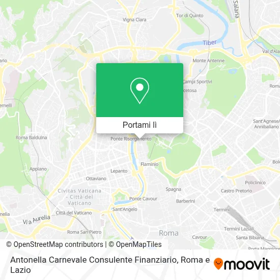 Mappa Antonella Carnevale Consulente Finanziario