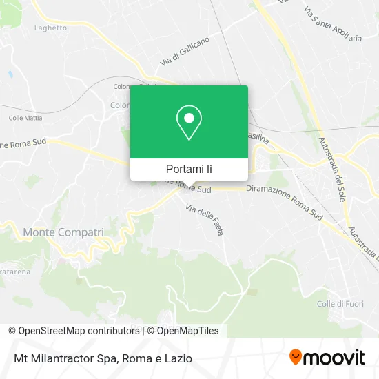 Mappa Mt Milantractor Spa