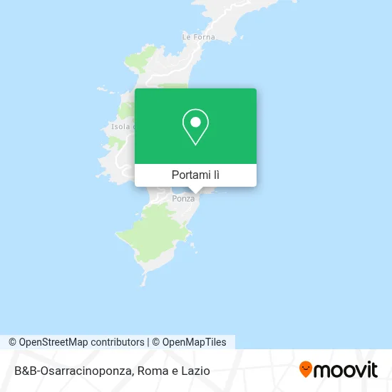 Mappa B&B-Osarracinoponza