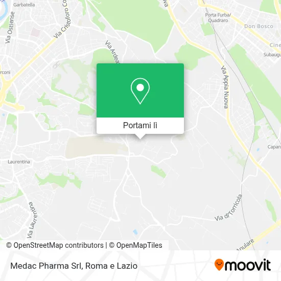 Mappa Medac Pharma Srl