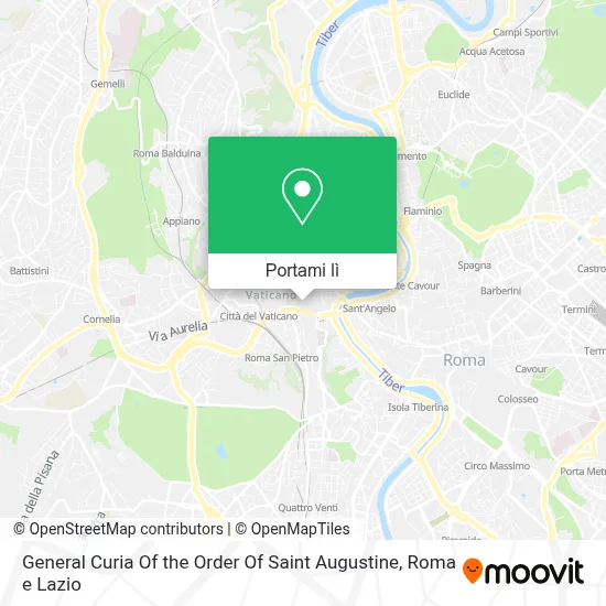 Mappa General Curia Of the Order Of Saint Augustine