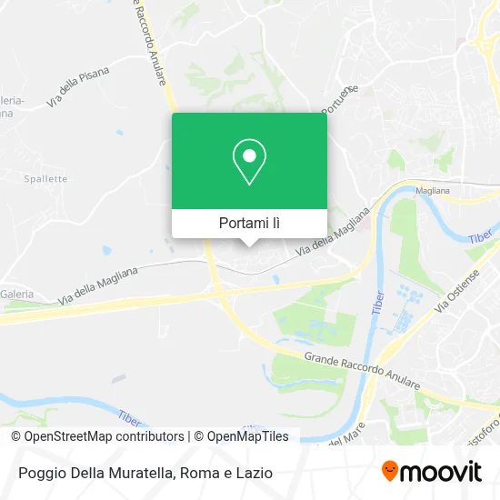 Mappa Poggio Della Muratella