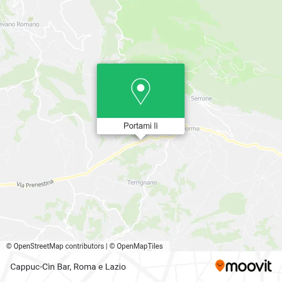 Mappa Cappuc-Cìn Bar