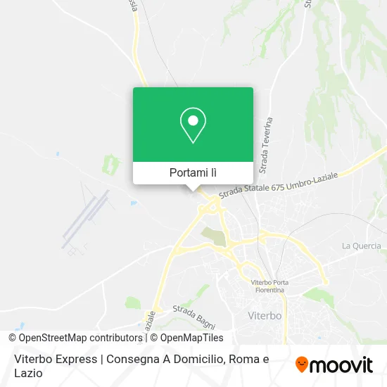 Mappa Viterbo Express | Consegna A Domicilio