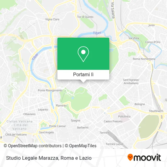 Mappa Studio Legale Marazza