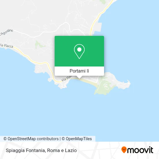 Mappa Spiaggia Fontania