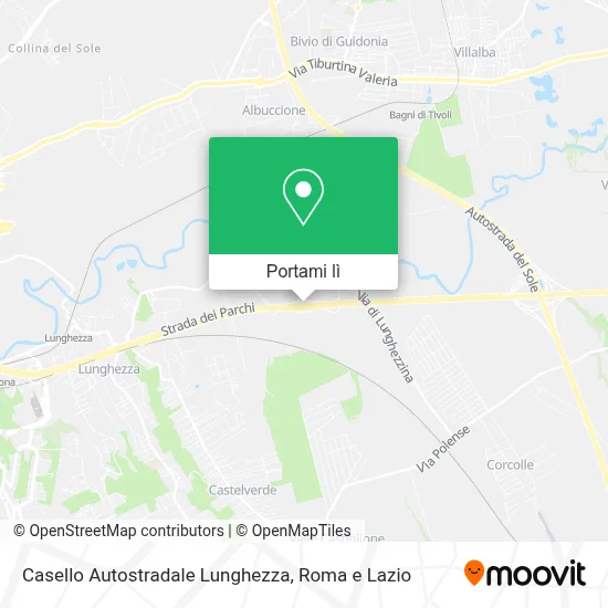 Mappa Casello Autostradale Lunghezza