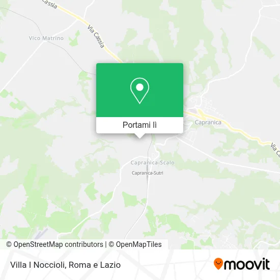 Mappa Villa I Noccioli