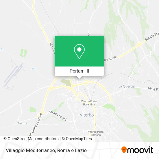 Mappa Villaggio Mediterraneo