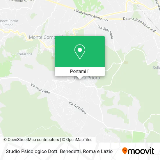 Mappa Studio Psicologico Dott. Benedetti