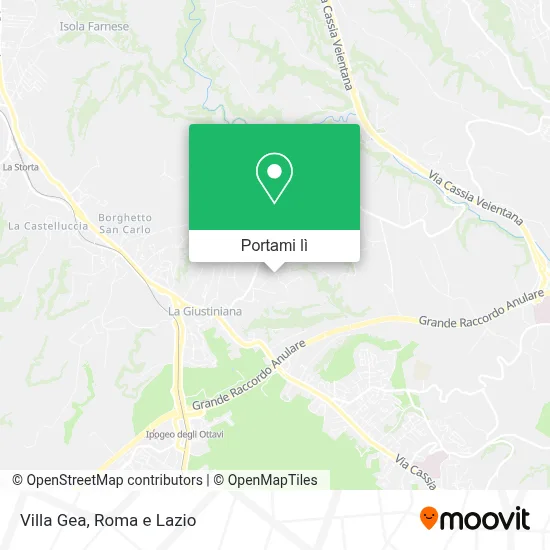 Mappa Villa Gea