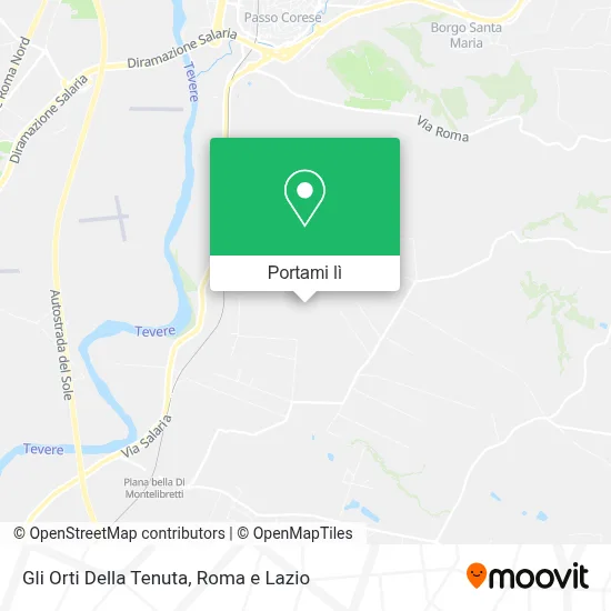 Mappa Gli Orti Della Tenuta