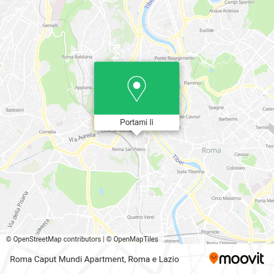 Mappa Roma Caput Mundi Apartment