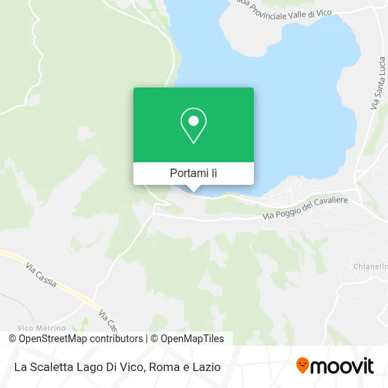 Mappa La Scaletta Lago Di Vico