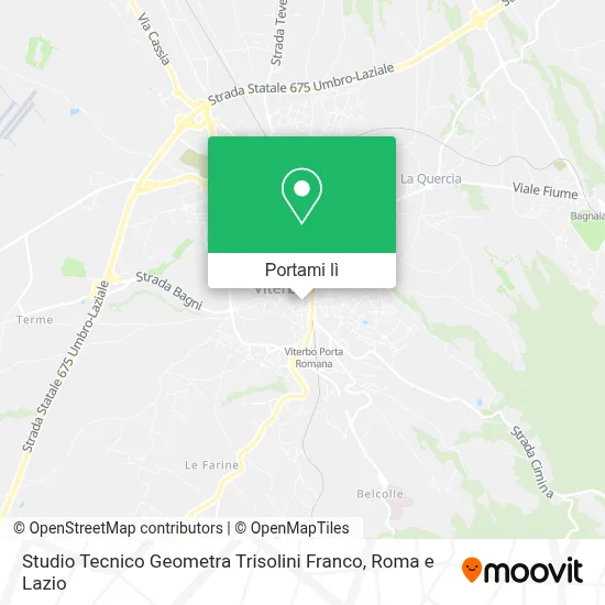 Mappa Studio Tecnico Geometra Trisolini Franco