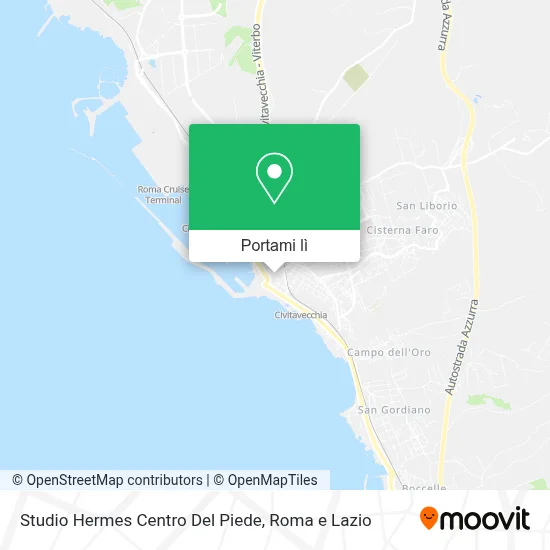 Mappa Studio Hermes Centro Del Piede