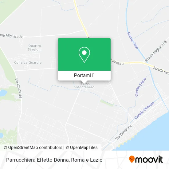 Mappa Parrucchiera Effetto Donna