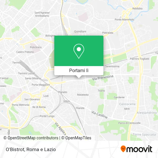 Mappa O'Bistrot